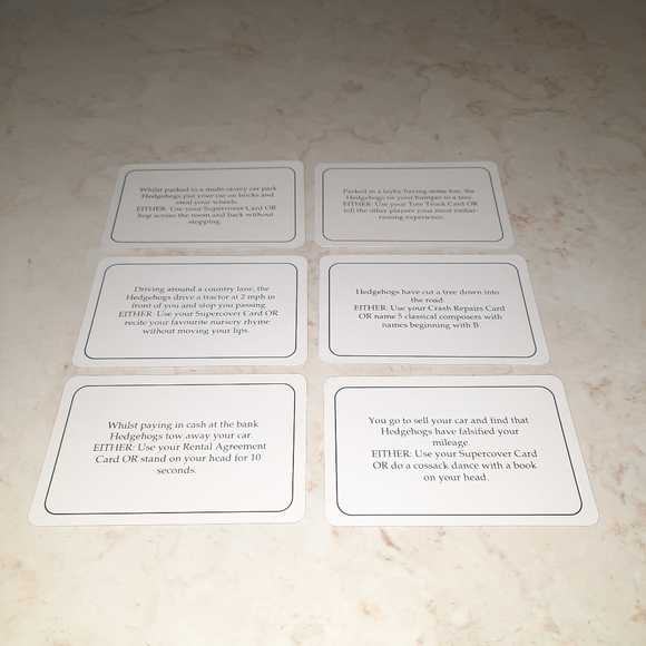 Hedgehogs Revenge Vintage Game Replacement Piece Cards - Picture 4 of 16